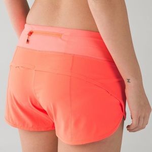 Lululemon size 8 speed up 2.5” shorts